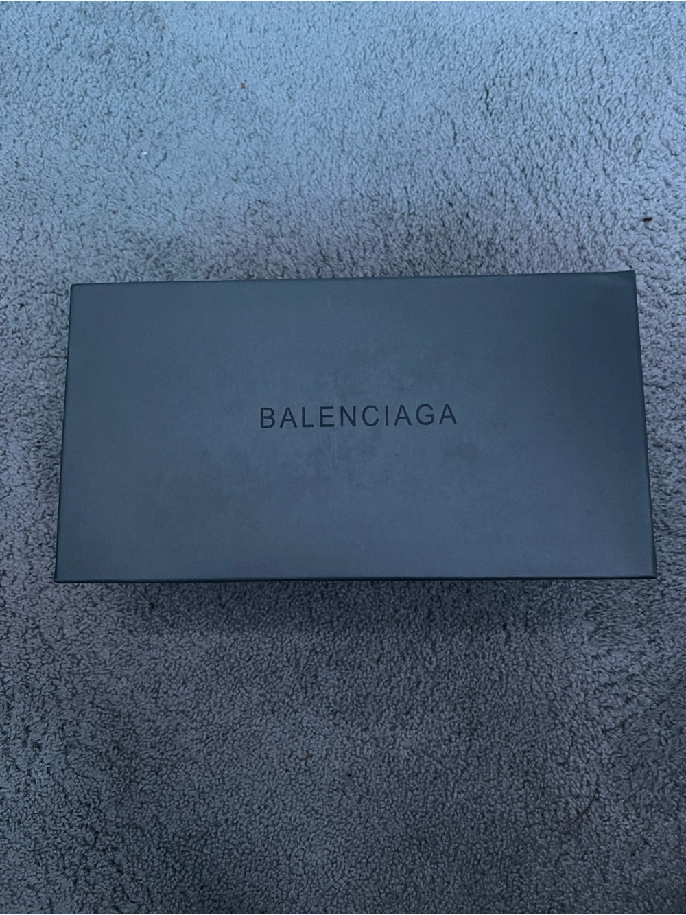 Balenciaga Black furry slides